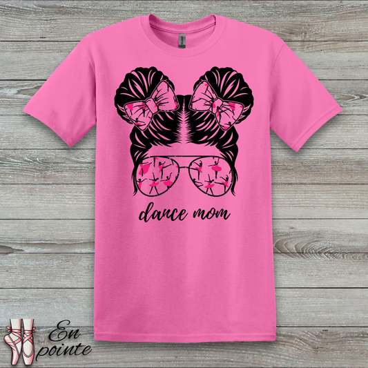 Messy Bun Dance Mom T-Shirt